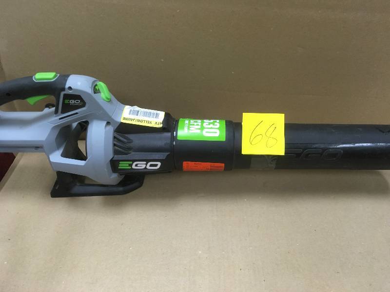lot 68 image: EGO 110 MPH 530 CFM Variable-Speed Turbo 56-Volt Lithium-ion Cordless Electric Blower tool only