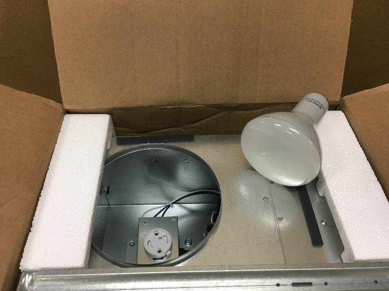 Nutone recessed ventilation fan with led light missing ring not used