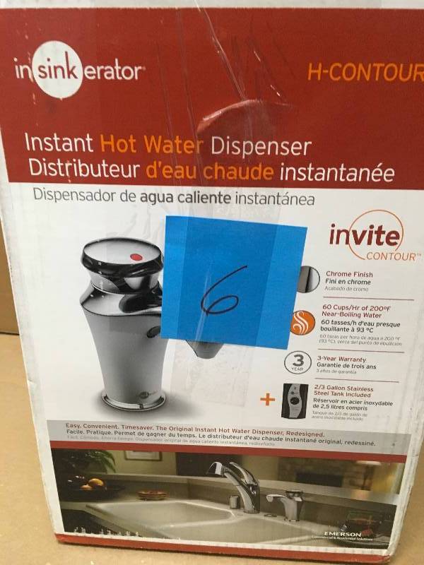 INSINKERATOR Invite H-Contour Single-Handle Instant Hot Water Dispenser System in Chrome