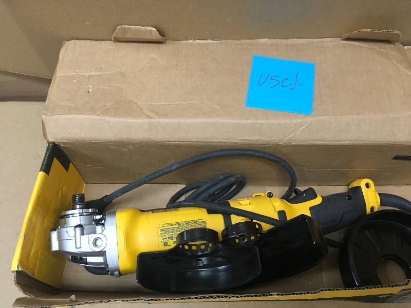 DEWALT 13 Amp Corded 4-12 in. Angle Grinder  NO HANDLE &  BLADE USED