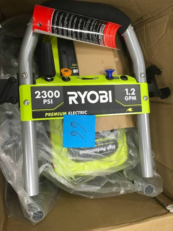 RYOBI  2,300 PSI 1.2 GPM High Performance Electric Pressure Washer