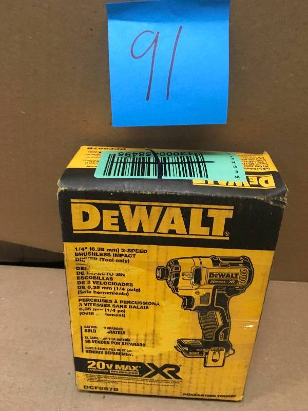 DEWALT 20-Volt MAX XR Lithium-Ion Cordless Brushless 3-Speed 14 in. Impact Driver (Tool-Only)