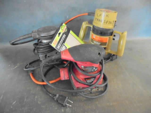 Electric Sander and Router