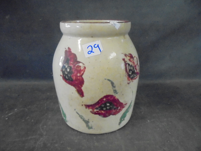 Decorative Stoneware Jar