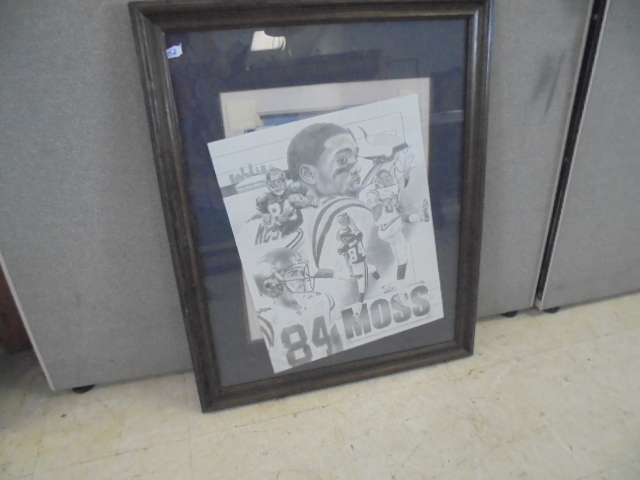 Drawing of Randy Moss
