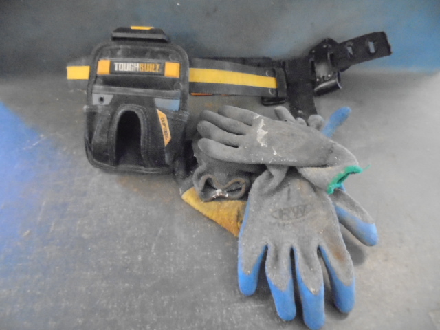 Tool Belt and Gloves