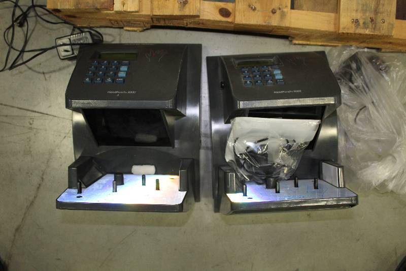 lot 6 image: Lot of (2) Schlage HandPunch 3000 Electronic Lock
