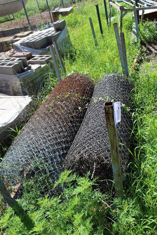 lot 36 image: Lot of (2) Chain Link Fencing Rolls