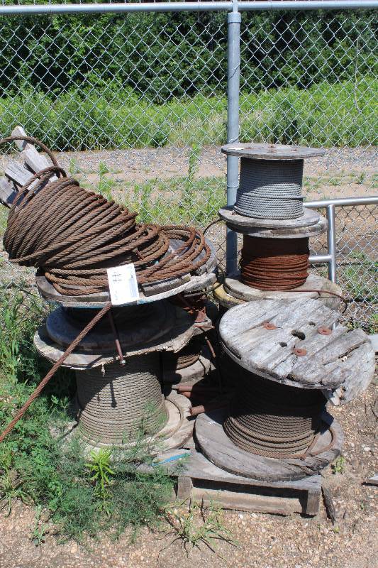 lot 44 image: Partial Spools Metal Wire
