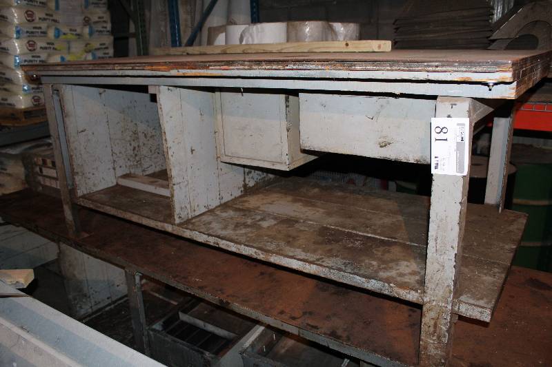 lot 81 image: Metal Work Table