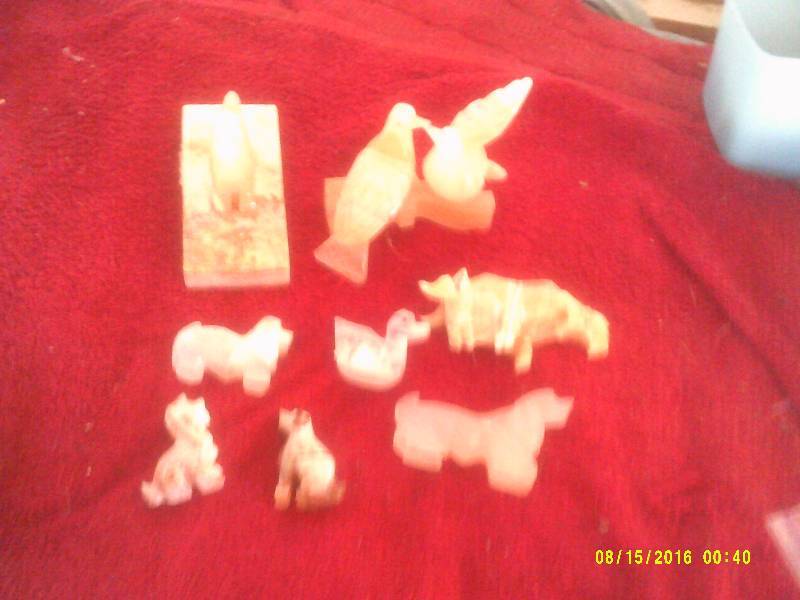 HAND CARVED SOAP STONE