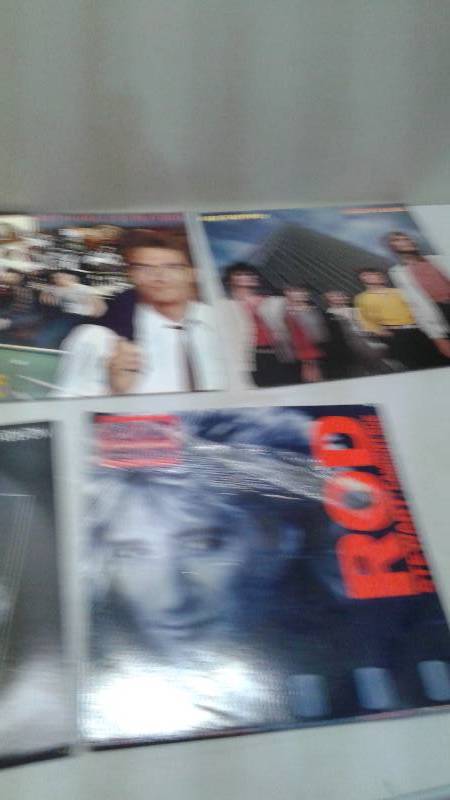 lot 23 image: Lot Of Five 80s Rock Vinyl LP Records, used, Sleeve Shows Wear, Records may Show Wear