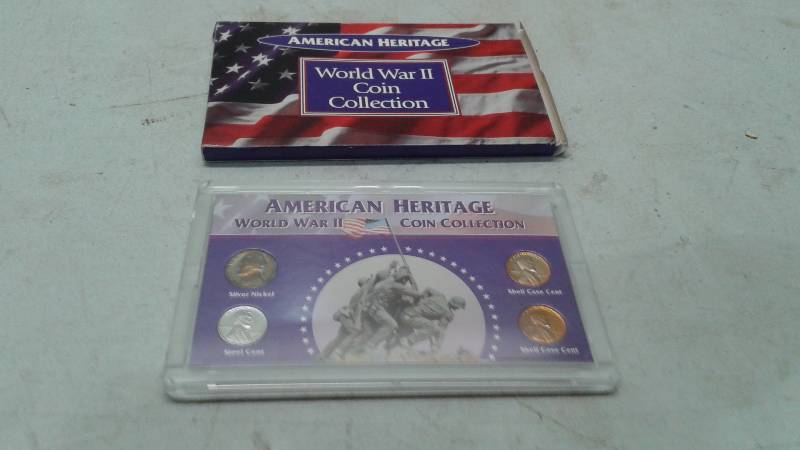 lot 40 image: American Heritage World War 2 Coin Collection