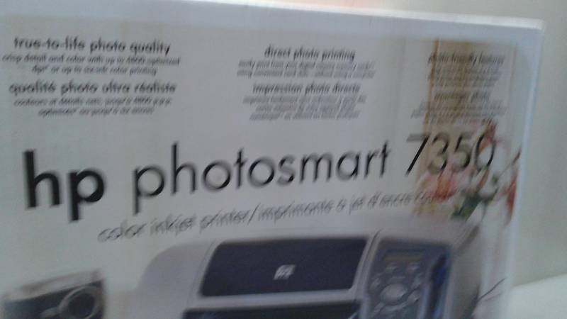 lot 97 image: New In The Box HP Photosmart 7350 Printer
