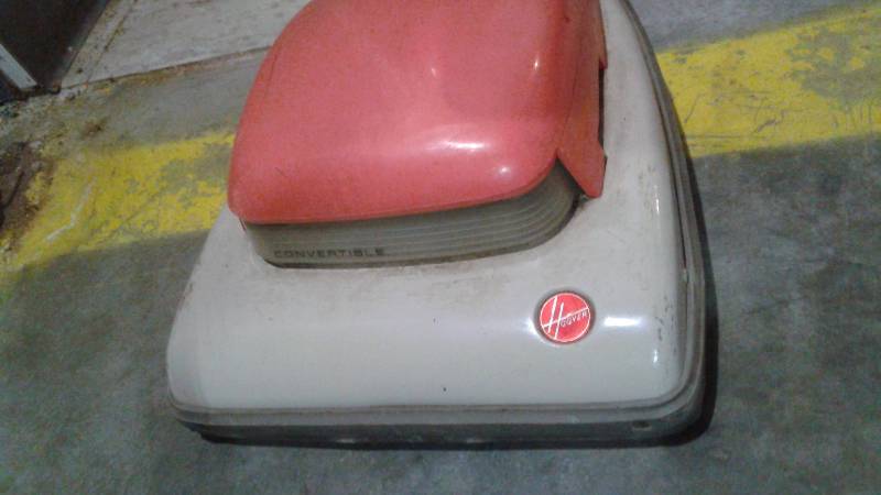 lot 80 image: Vintage Hoover Convertible Vacuum, Used, Shows Wear, Works