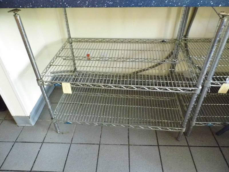 lot 17 image: Stainless Steel Shelf - Racking