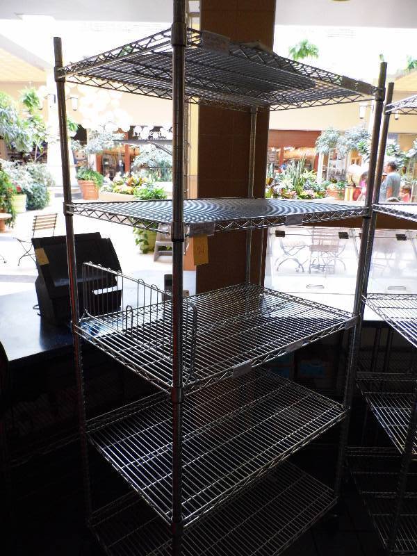 lot 27 image: Stainless Steel Shelf - Racking