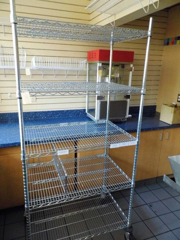 lot 28 image: Stainless Steel Shelf - Racking