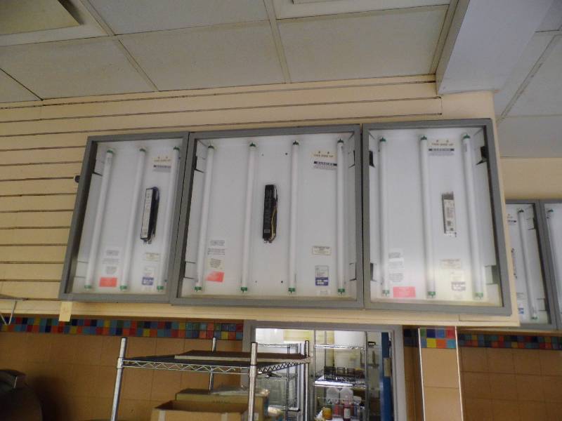 lot 36 image: Lighted Menu Board Backs