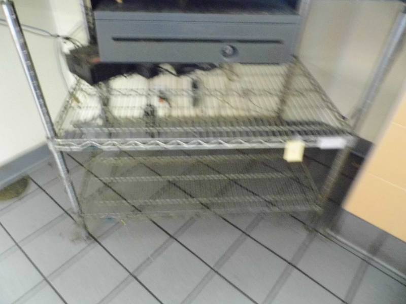 lot 37 image: Stainless Steel Shelf - Racking