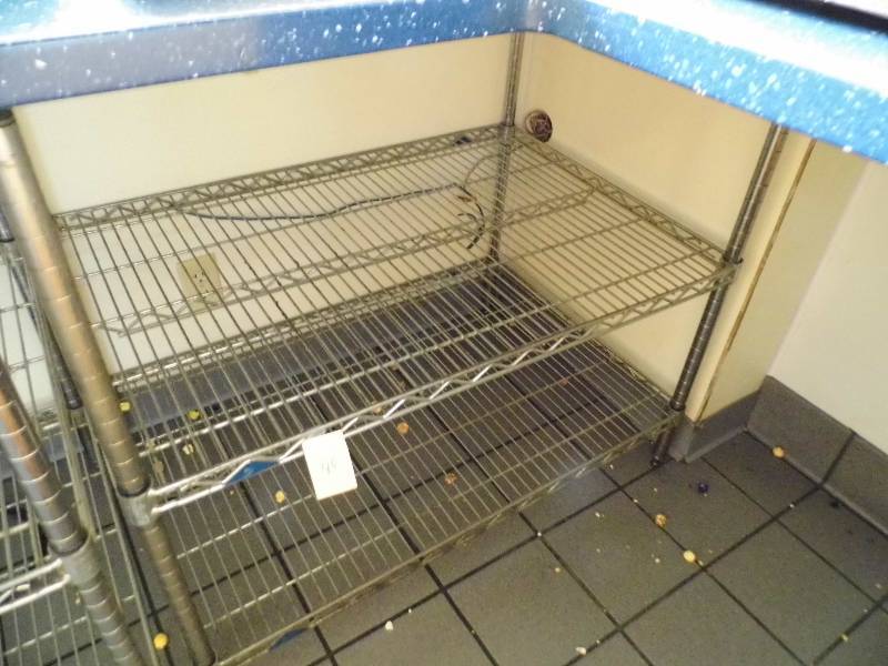 lot 40 image: Stainless Steel Shelf - Racking