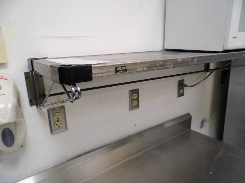 lot 77 image: Stainless Steel Shelf - Racking