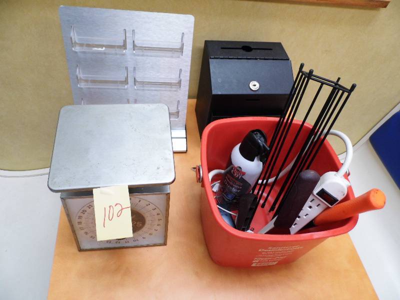 lot 102 image: Business Card Holder - Scale - Lock Box