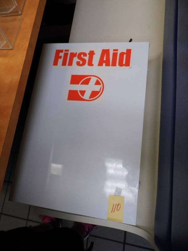 lot 110 image: First Aid Kit - Supplies