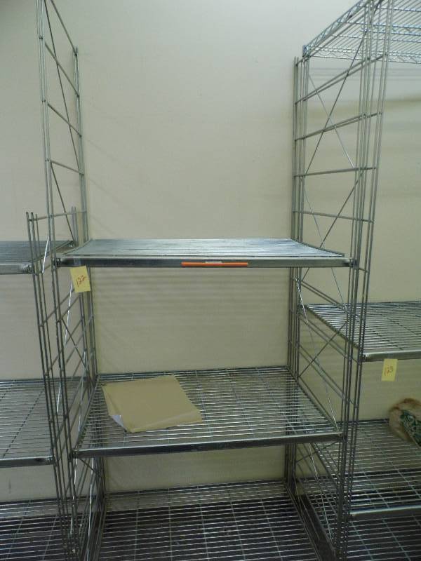 lot 122 image: Stainless Steel Shelf - Racking