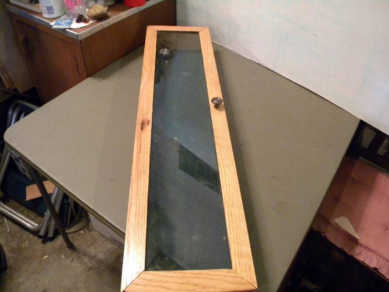 lot 80 image: Display Case with Felt Lining and a Puck Light