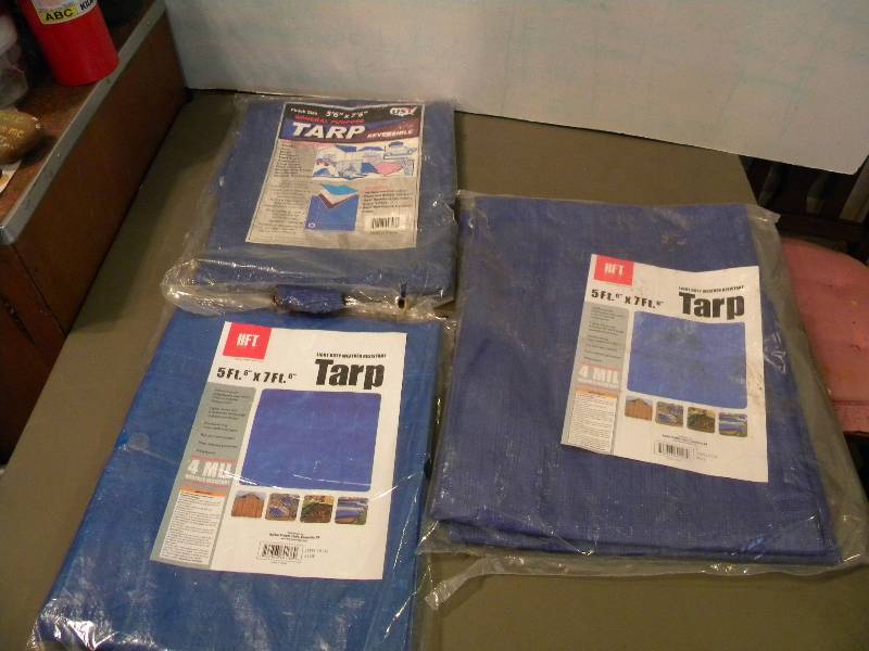 lot 95 image: 3 Tarps