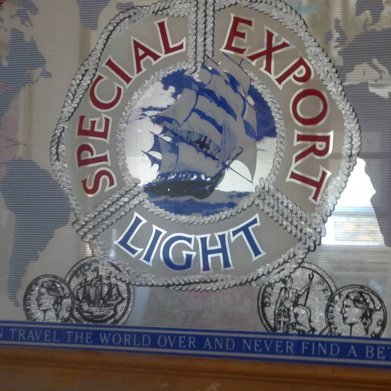 lot 30 image: Special Export Light Mirror Sign