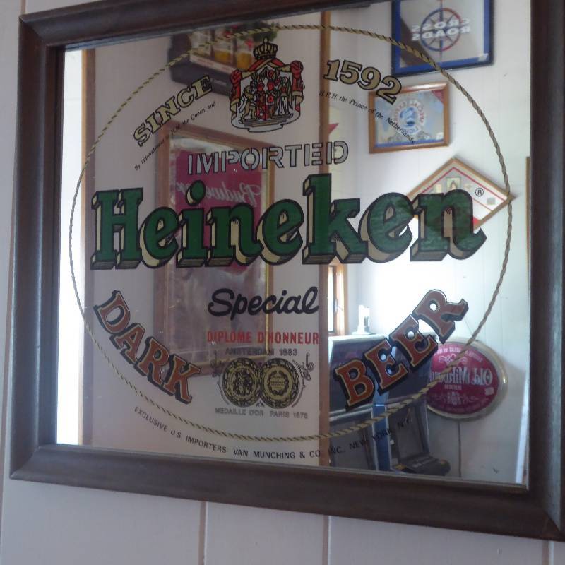 lot 31 image: Heineken Mirror Sign