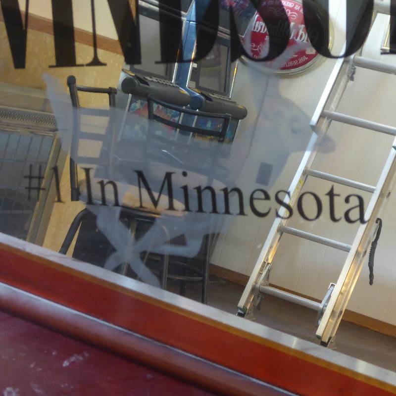 lot 35 image: Windsor Minnesota Mirror Sign
