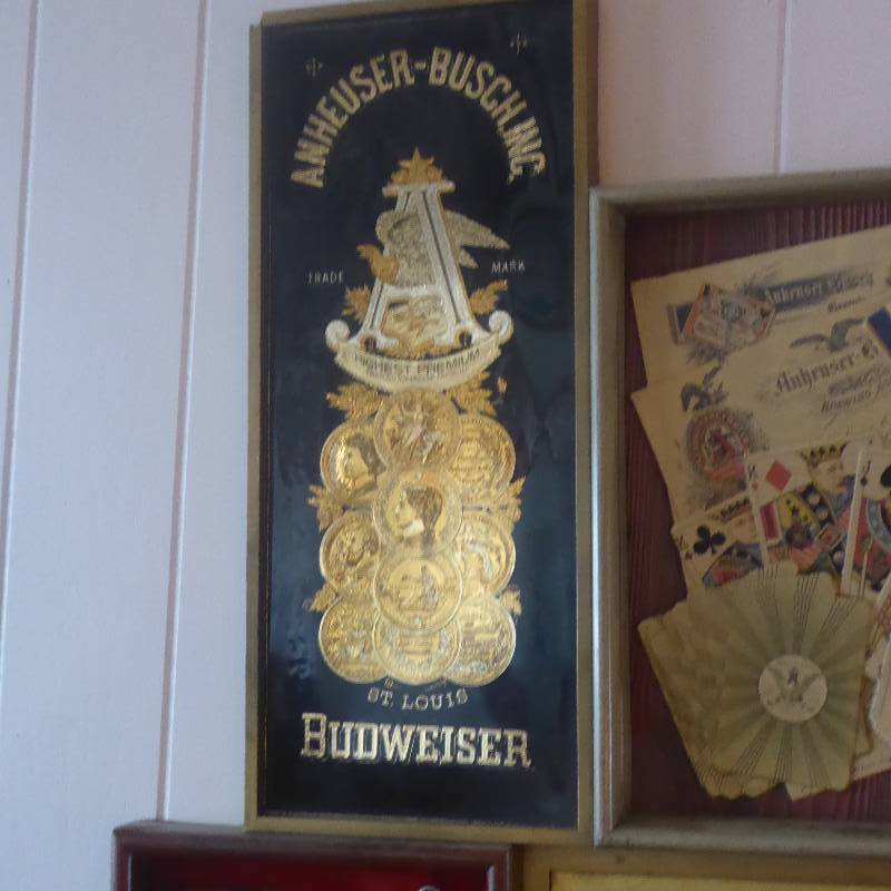 lot 41 image: Anheuser Busch Collage Plastic Sign