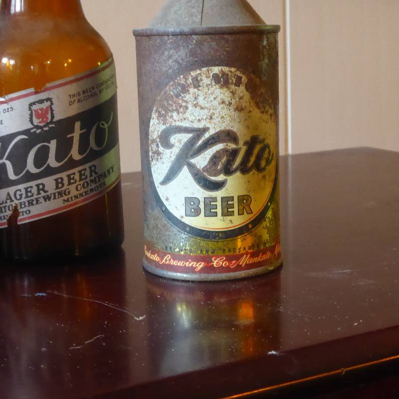 lot 69 image: Original Kato Beer Bottle Lot
