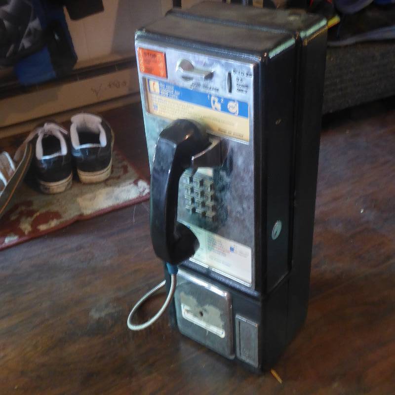 lot 81 image: Coin Operated Pay Phone