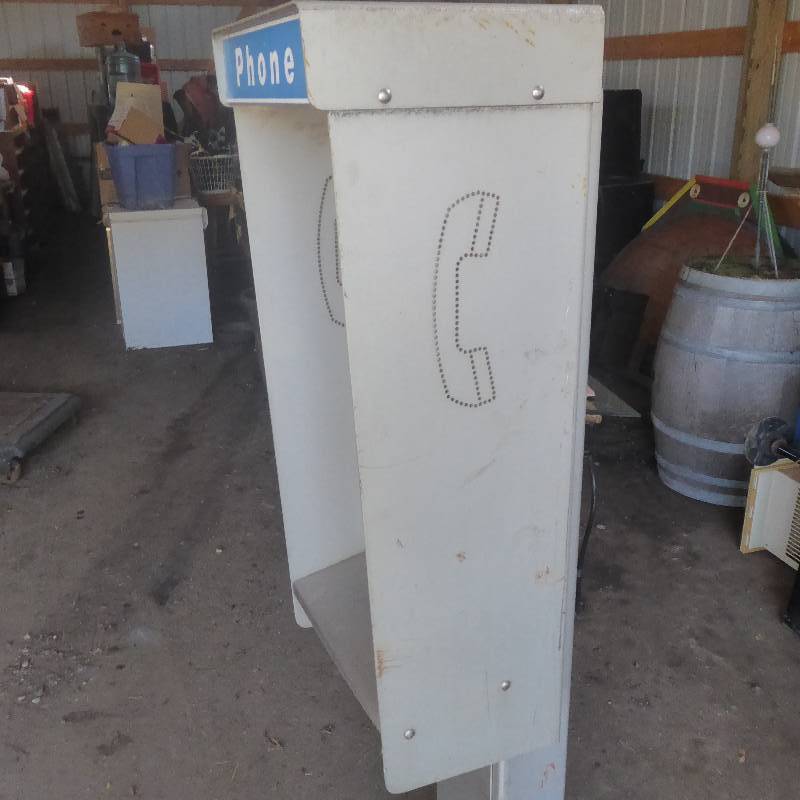 lot 83 image: Pay Phone Stand