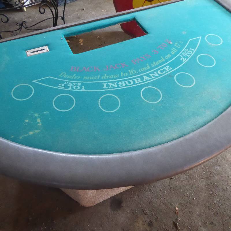 lot 85 image: Black Jack Table
