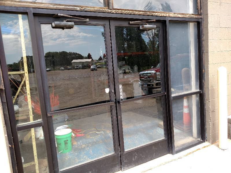 Dual Aluminum Commercial Entry Door...