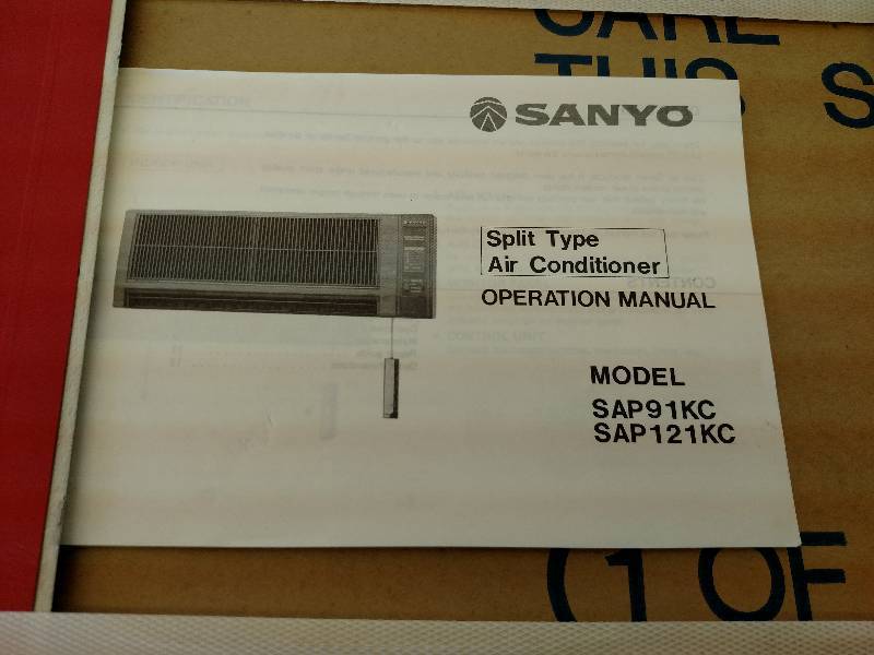 Sanyo Split Type Air Conditioner, S...