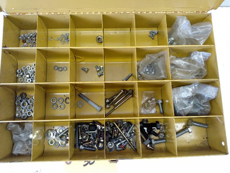 Kar Parts Cabinet with Contents...