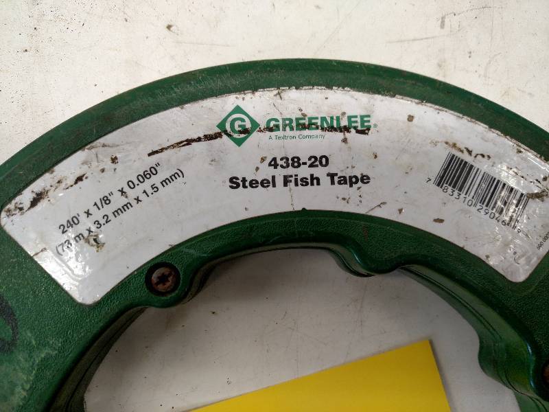 Greenlee 438-20 Fish Tape, 240x18...