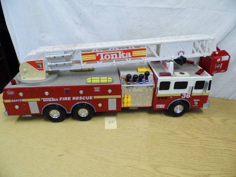 tonka fire rescue truck 03473