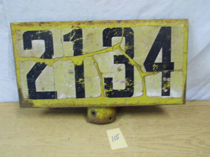 2134 Metal Sign