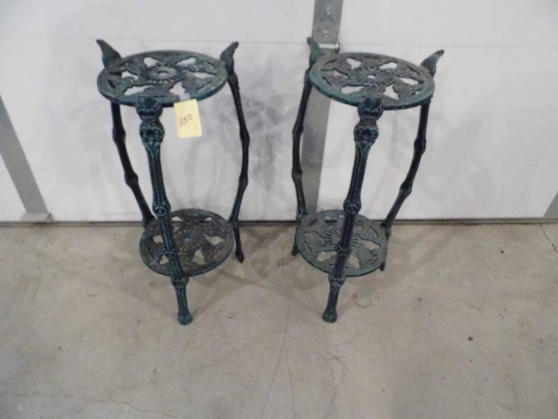 2 Metal Plant Stands