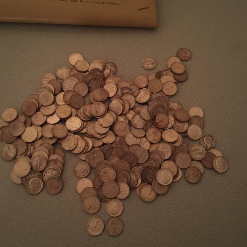 Liberty Dimes & Pre 1965 Roosevelt Dimes
