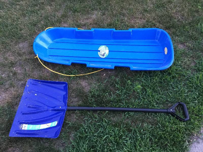 Snow Sled &amp Shovel