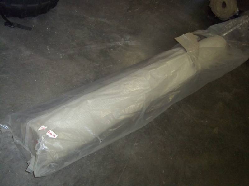 lot 73 image: Roll of Light Green Fabric  Yards