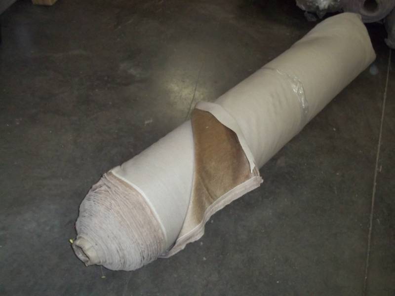 lot 82 image: Roll of Tan Fabric 41 Yards